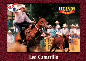 1991 Rodeo America Set B #18 Leo Camarillo Front